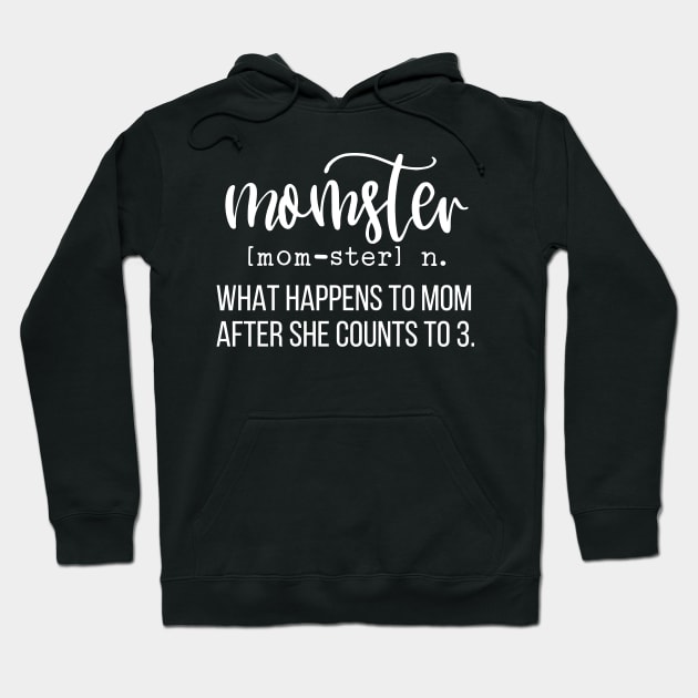 Momster Mothers Day Gift Hoodie by PurefireDesigns